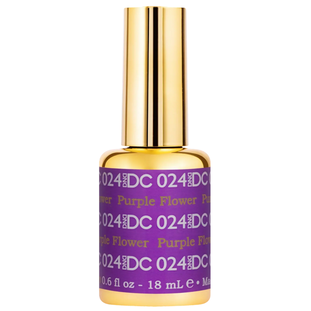 gel bottle for DND DC Gel - 024 Purple Flower