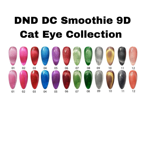 Smoothie 9D Cat Eye Collection w/ Magnet 12 Colors by DND DC