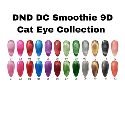 Smoothie 9D Cat Eye Collection w/ Magnet 12 Colors by DND DC
