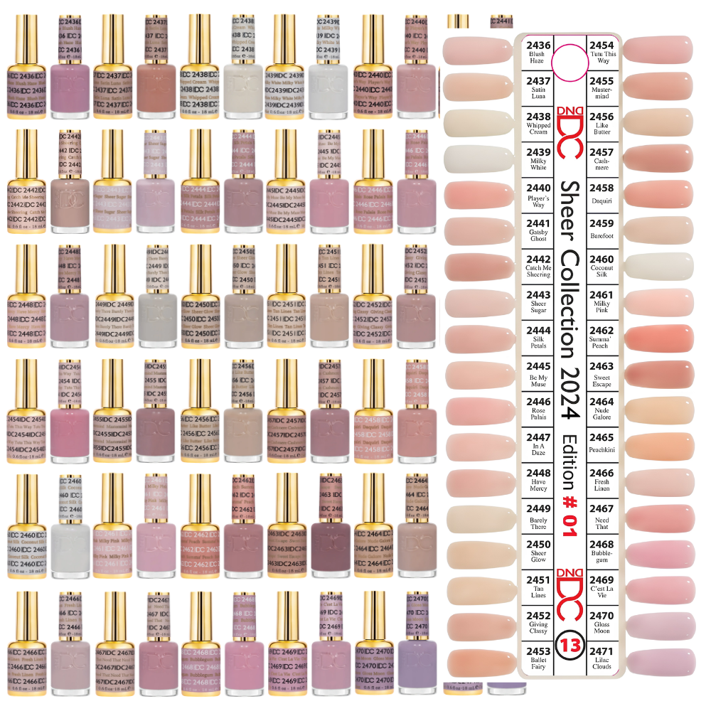 DND DC Gel & Polish Swatch Collection 13