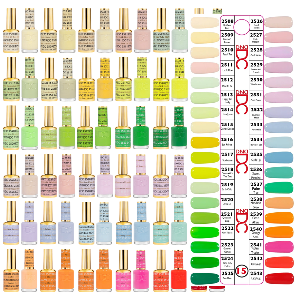 DND DC Gel & Polish Swatch Collection 15