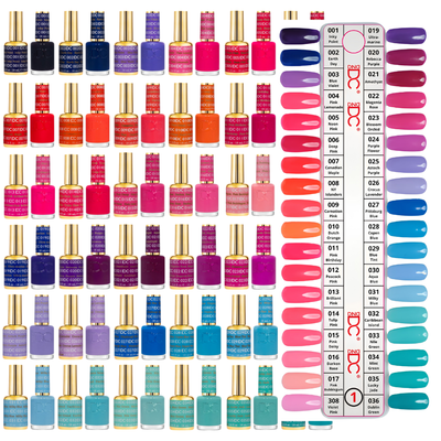 DND DC Gel & Polish Swatch Collection 1