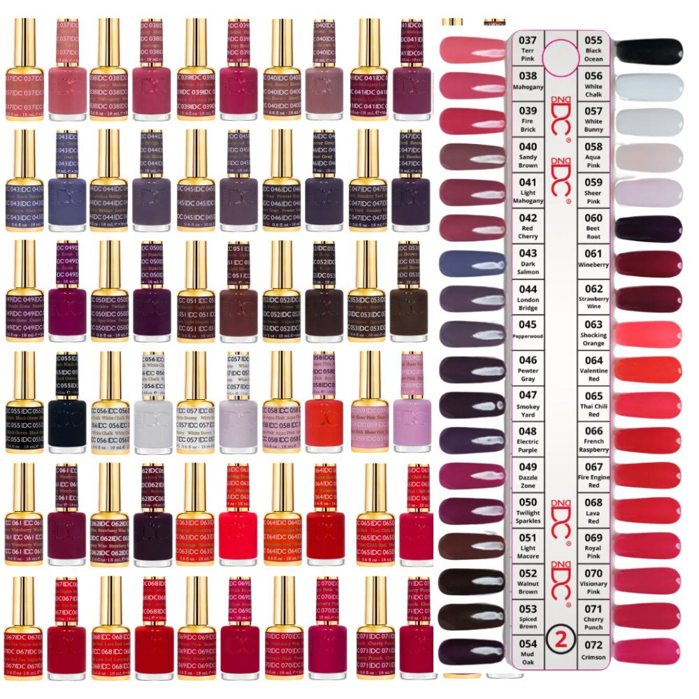 DND DC Gel & Polish Swatch Collection 2