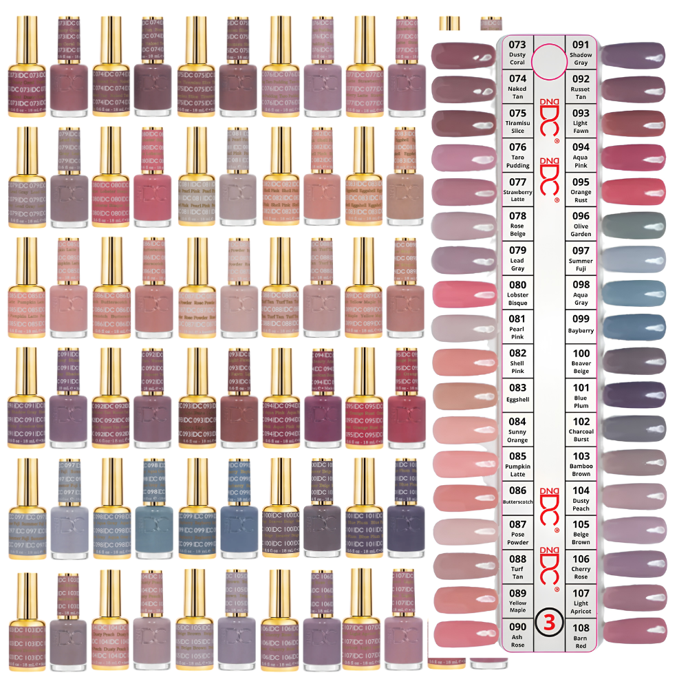 DND DC Gel & Polish Swatch Collection 3