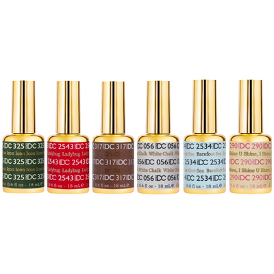 DND DC Winter Gel Polish 6pc Bundle - Santa Baby