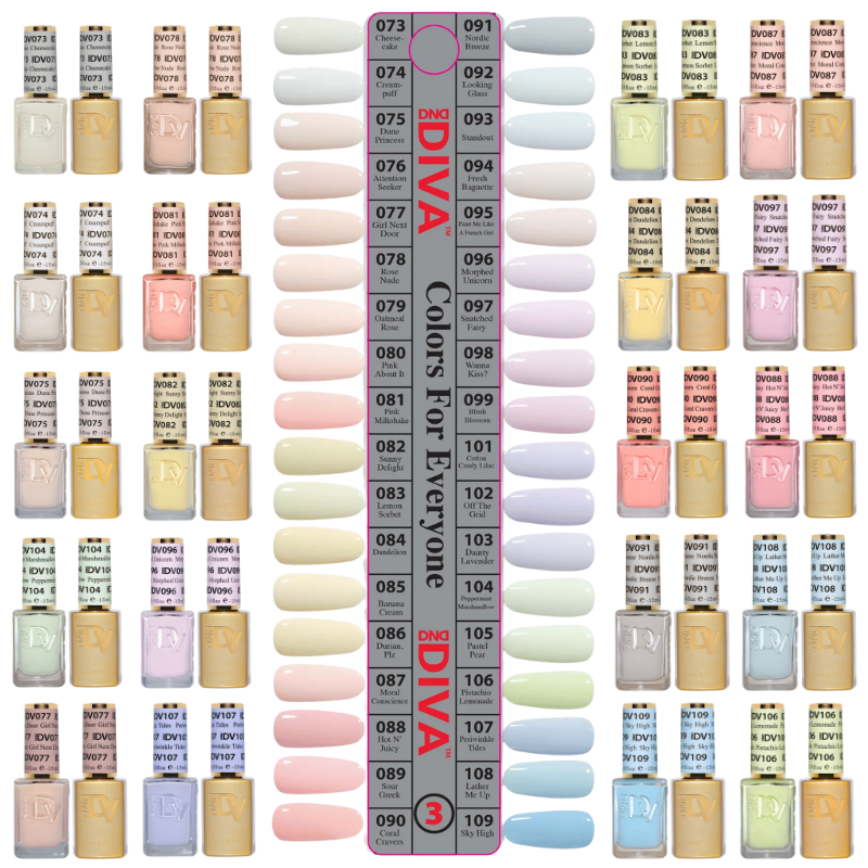 DND Diva Swatch Gel & Polish Collection 3