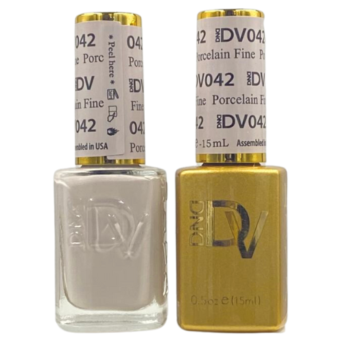 042 Porcelain Fine Diva Gel & Polish Duo by DND