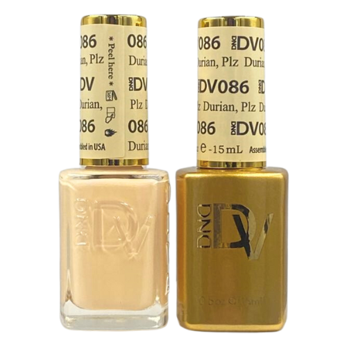 086 Banana Cream Diva Gel & Polish Duo by DND