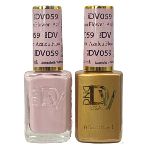 059 Azalea Flower Gel & Polish Diva Duo by DND