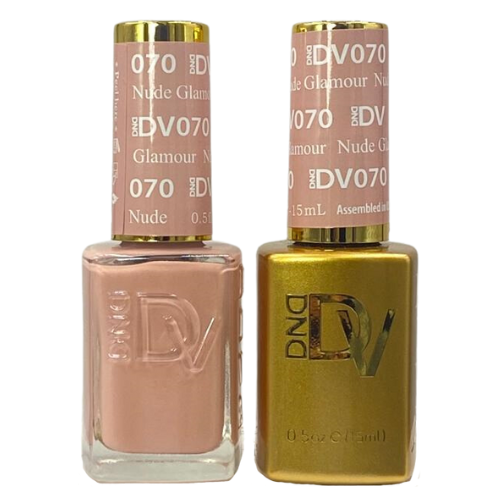 070 Nude Glamour Gel & Polish Diva Duo by DND