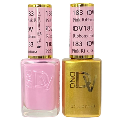 183 Pink Ribbons Gel & Polish Diva Duo by DND