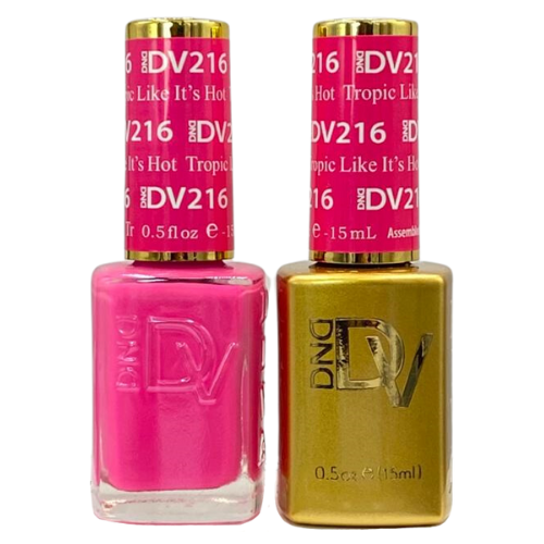 216 Tropic Like It's Hot Gel & Polish Diva Duo by DND