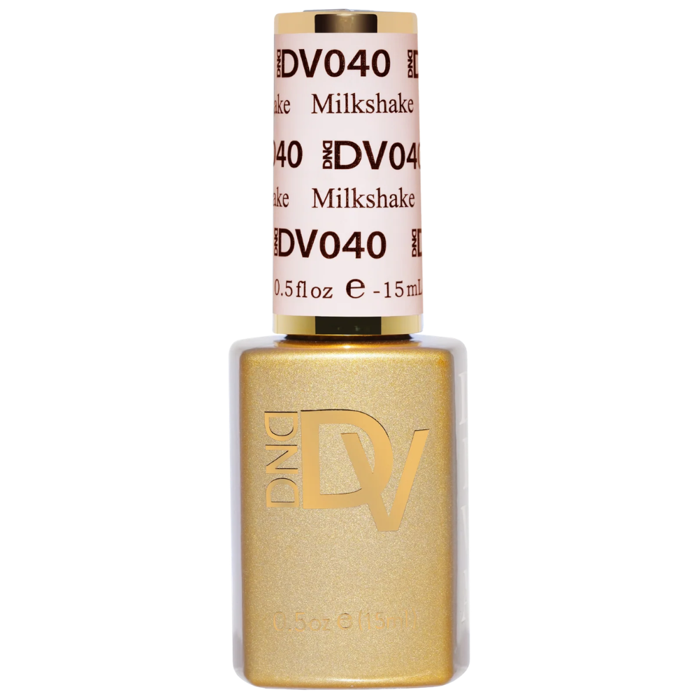 gel bottle of DND Diva Gel Milkshake