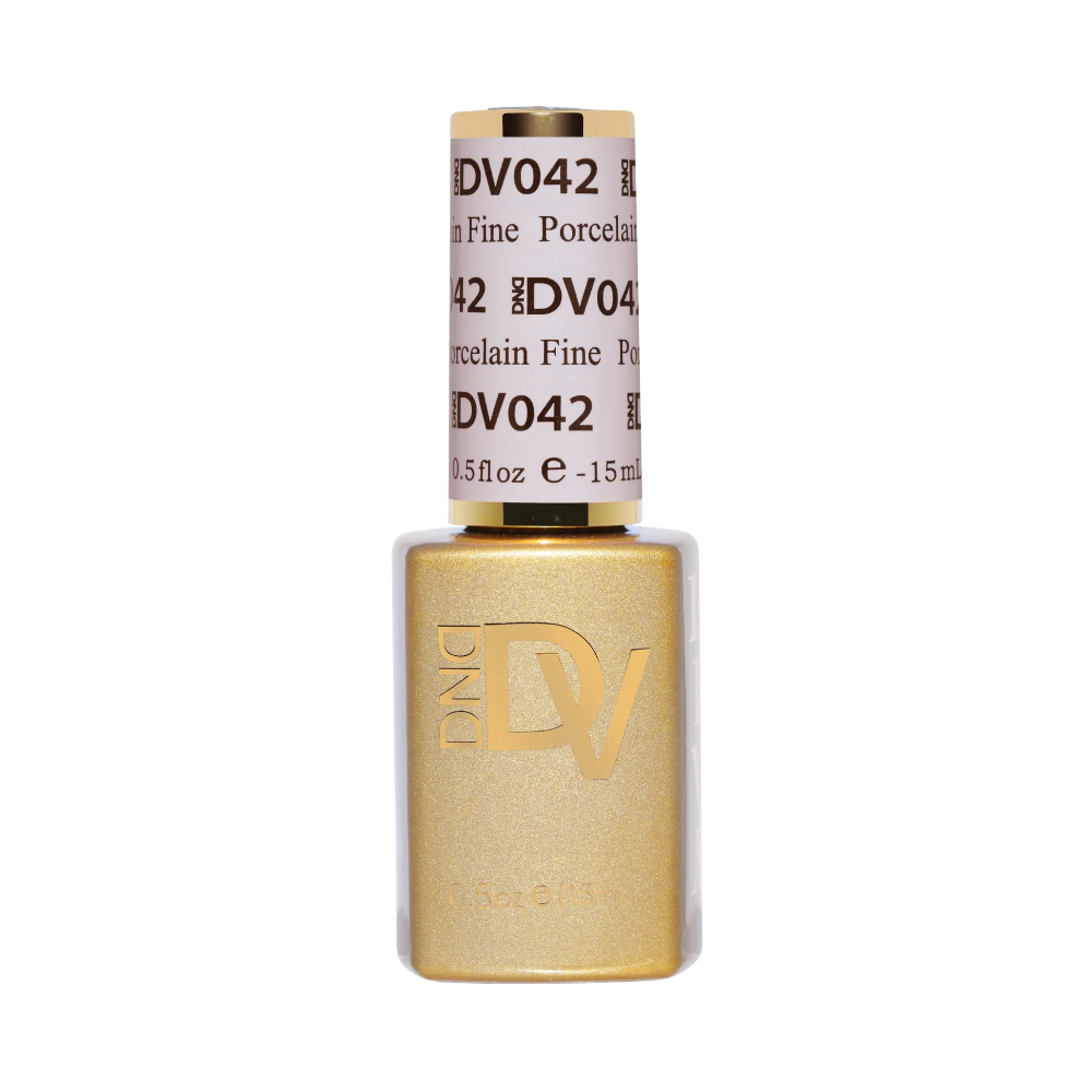 gel bottle of DND Diva Gel Porcelain Fine
