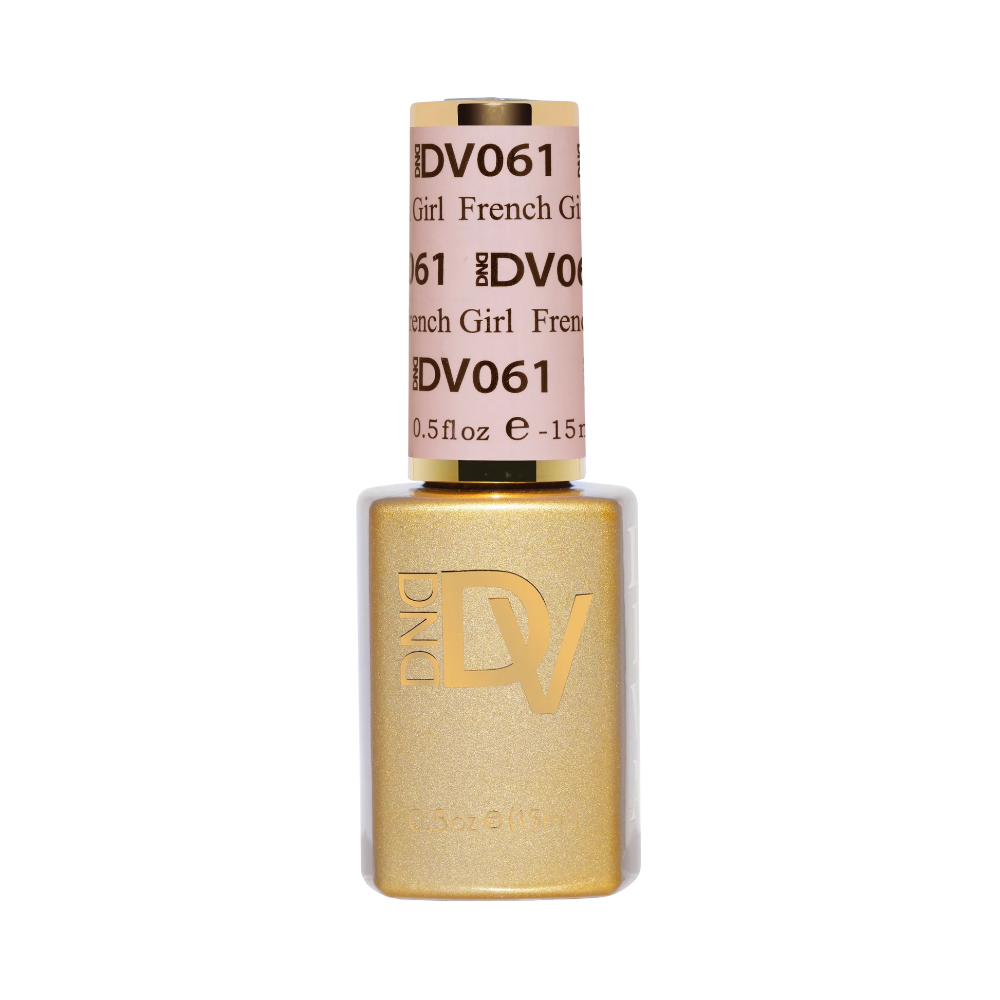 gel bottle of DND Diva Gel - 061 French Girl