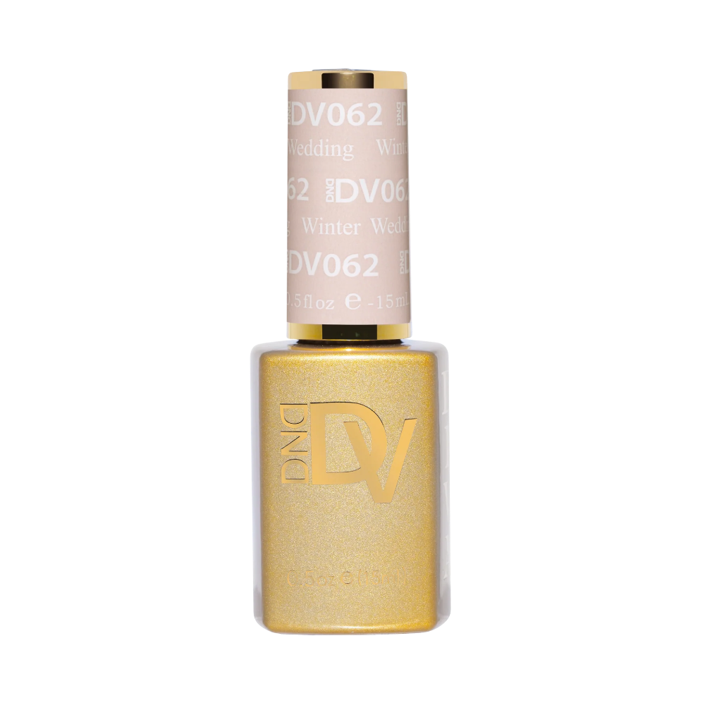 gel bottle of DND Diva 062 Winter Wedding