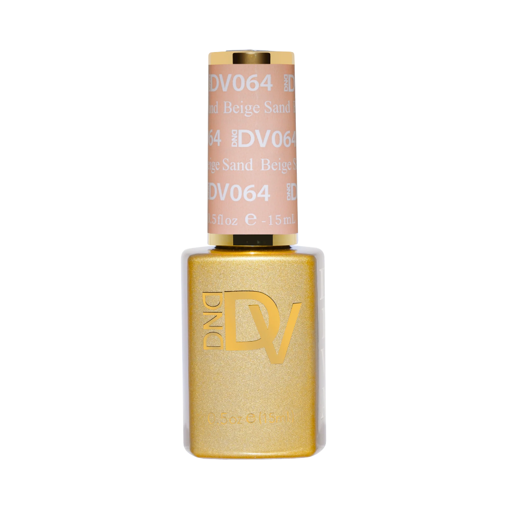 gel bottle of DND Diva 064 Beige Sand
