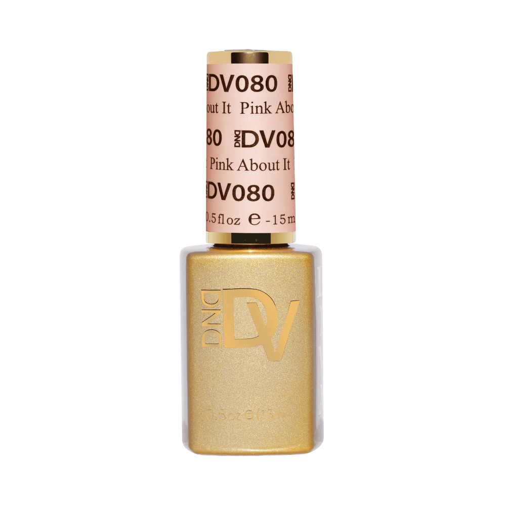 gel bottle for DND Diva 080 Pink About It