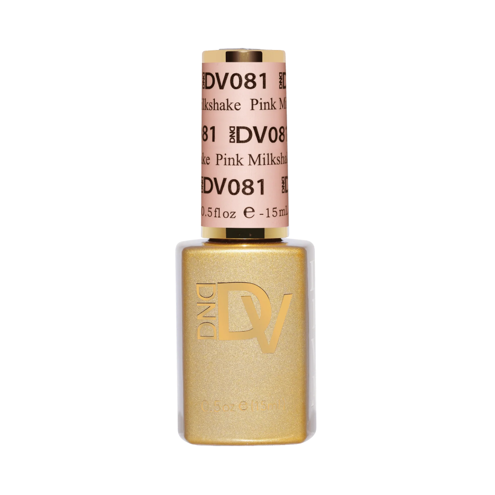 gel bottle for DND Diva 081 Pink Milkshake
