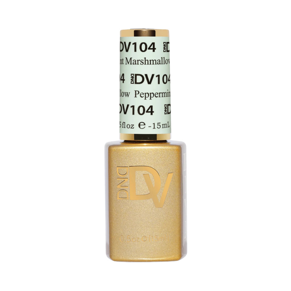 gel bottle for DND Diva Gel 104 Peppermint Marshmallow