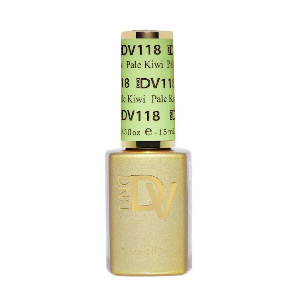 gel bottle for DND Diva Gel 118 Pale Kiwi