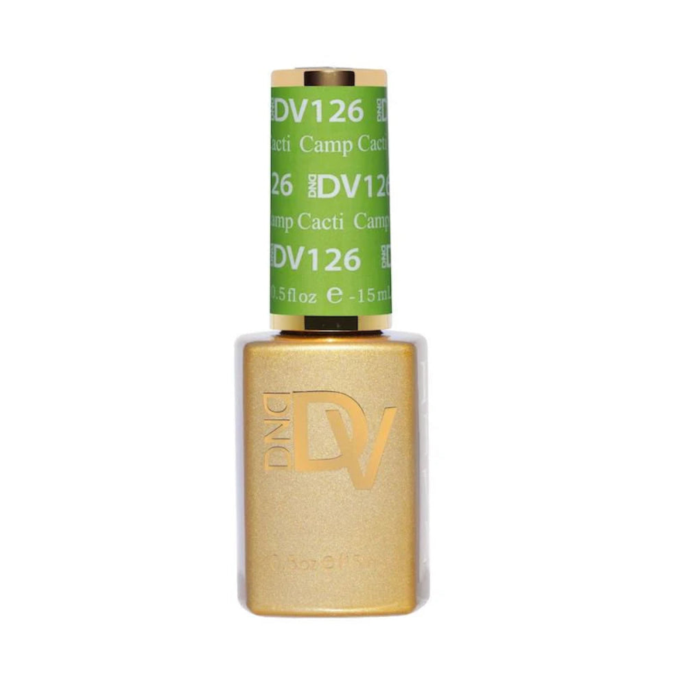 gel bottle of DND Diva Gel 126 Camp Cacti
