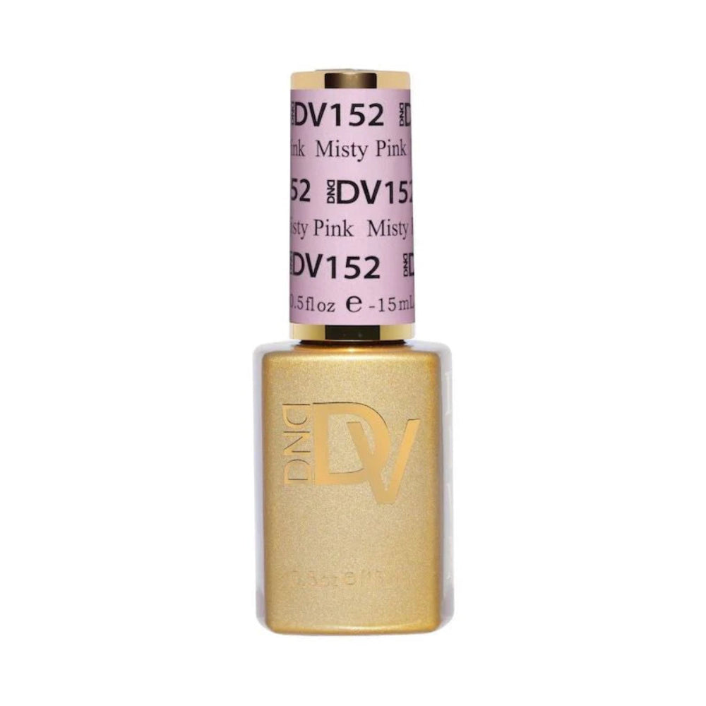 gel bottle of DND Diva Gel 152 Misty Pink