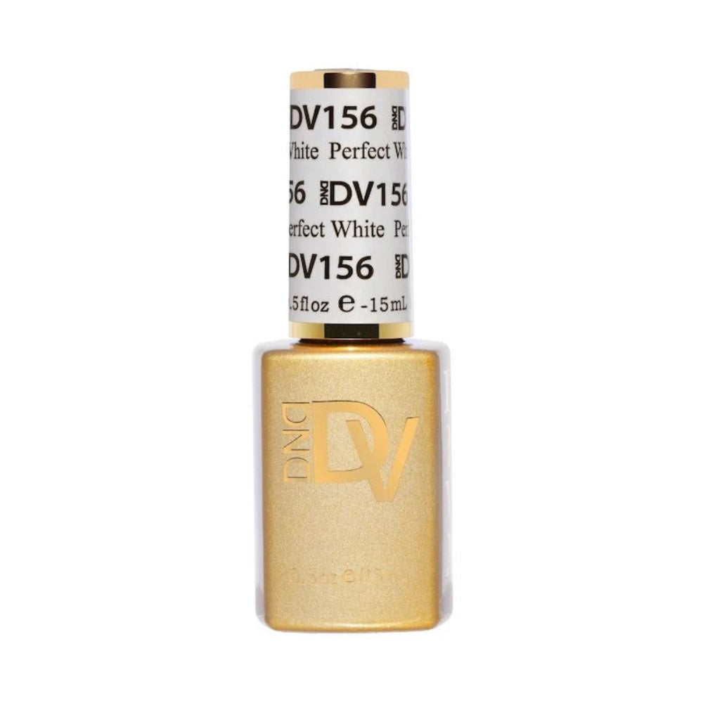 gel bottle of DND Diva Gel 156 Perfect White