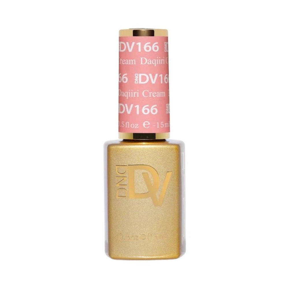 gel bottle of DND Diva Gel 166 Daquiri Cream