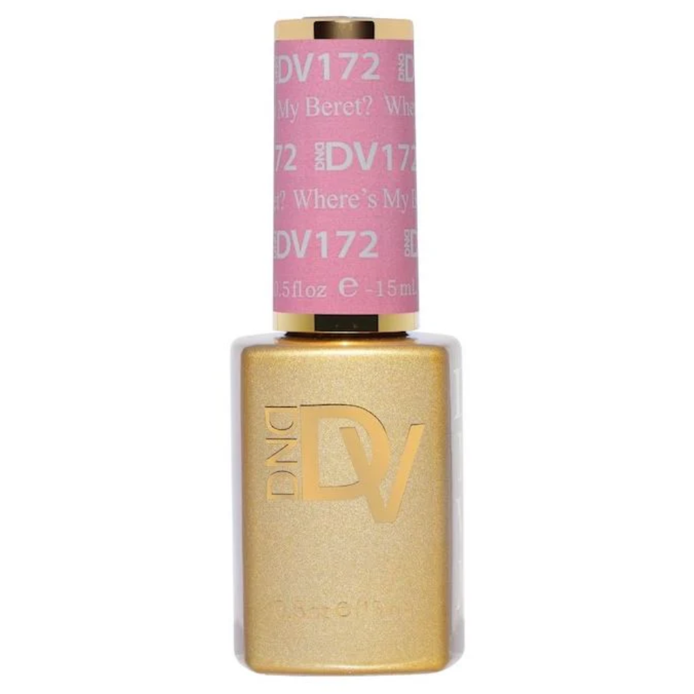 gel bottle of DND Diva Gel 172 Where's My Beret?
