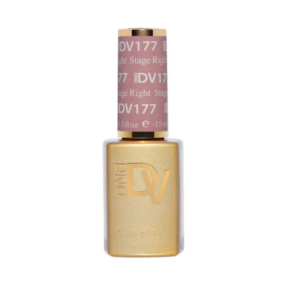 gel bottle of DND Diva Gel 177 Food Coma