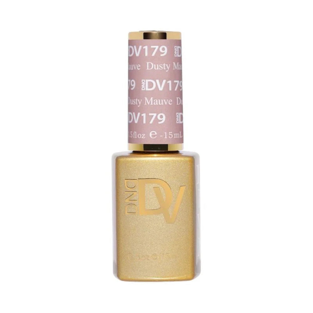 gel bottle of DND Diva Gel 179 Dusty Mauve