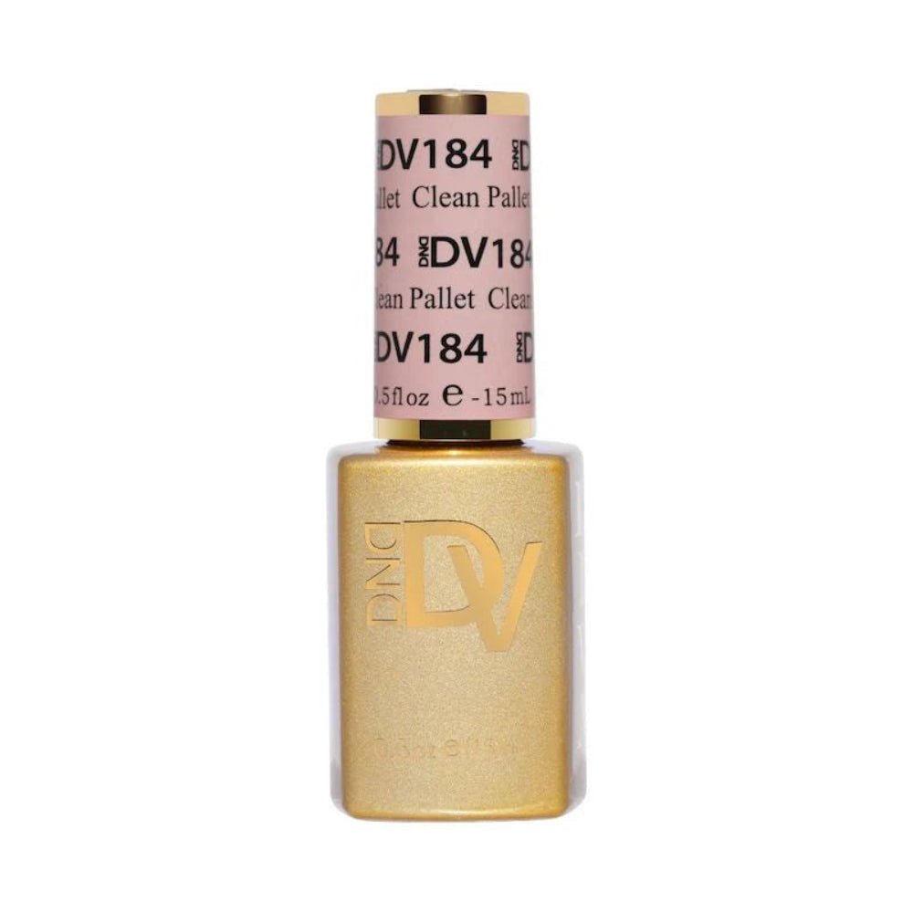 gel bottle of DND Diva Gel 184 Clean Pallet