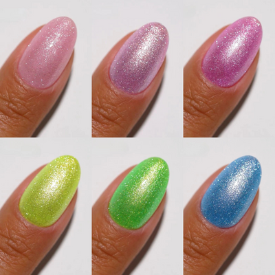 DND Diva Gel & Polish 6pc Bundle - Glitter Glaze