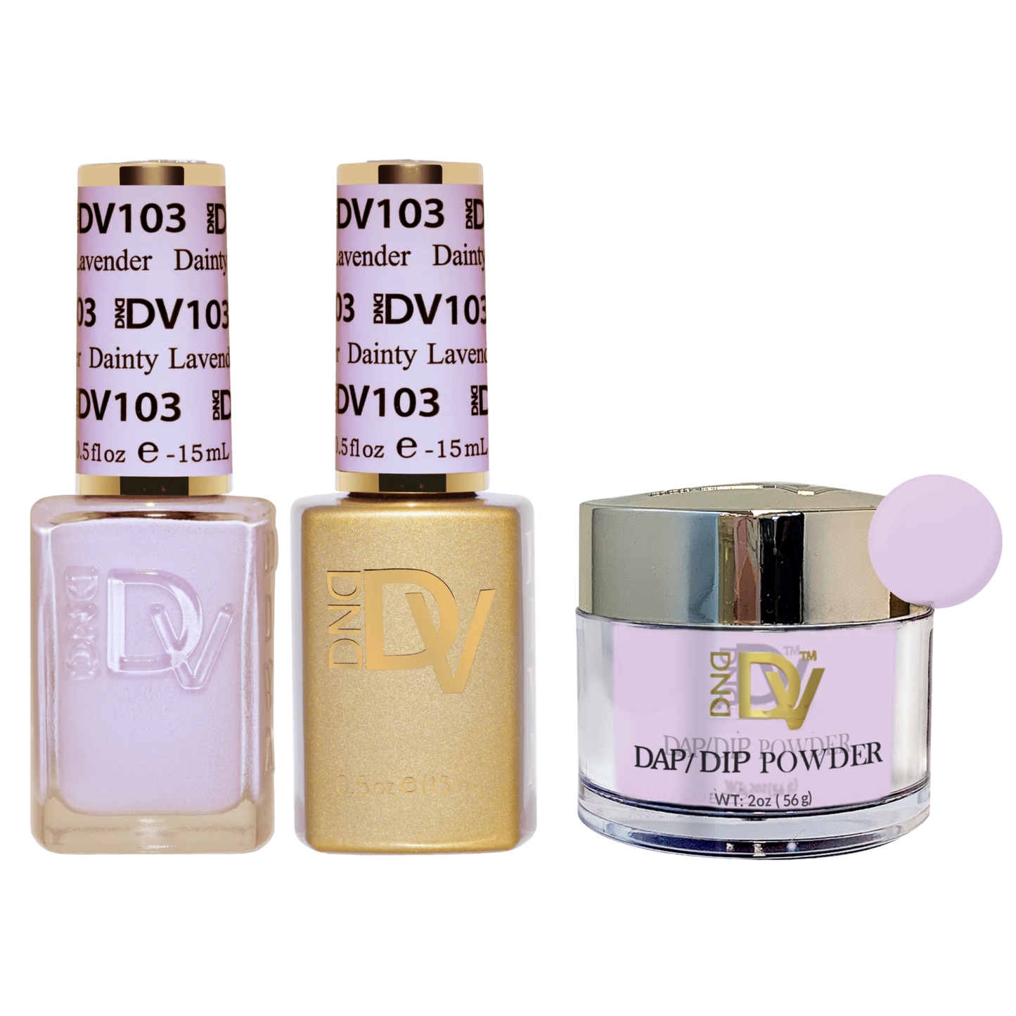 DND Diva Trio - 103 Dainty Lavender