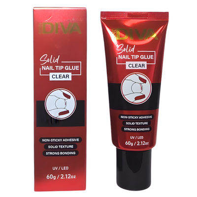 DND Diva Clear Solid Nail Tip Glue