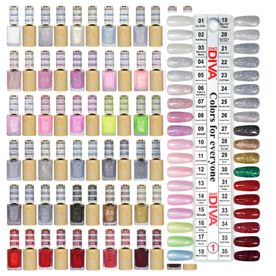 DND Diva Swatch Gel & Polish Collection 1