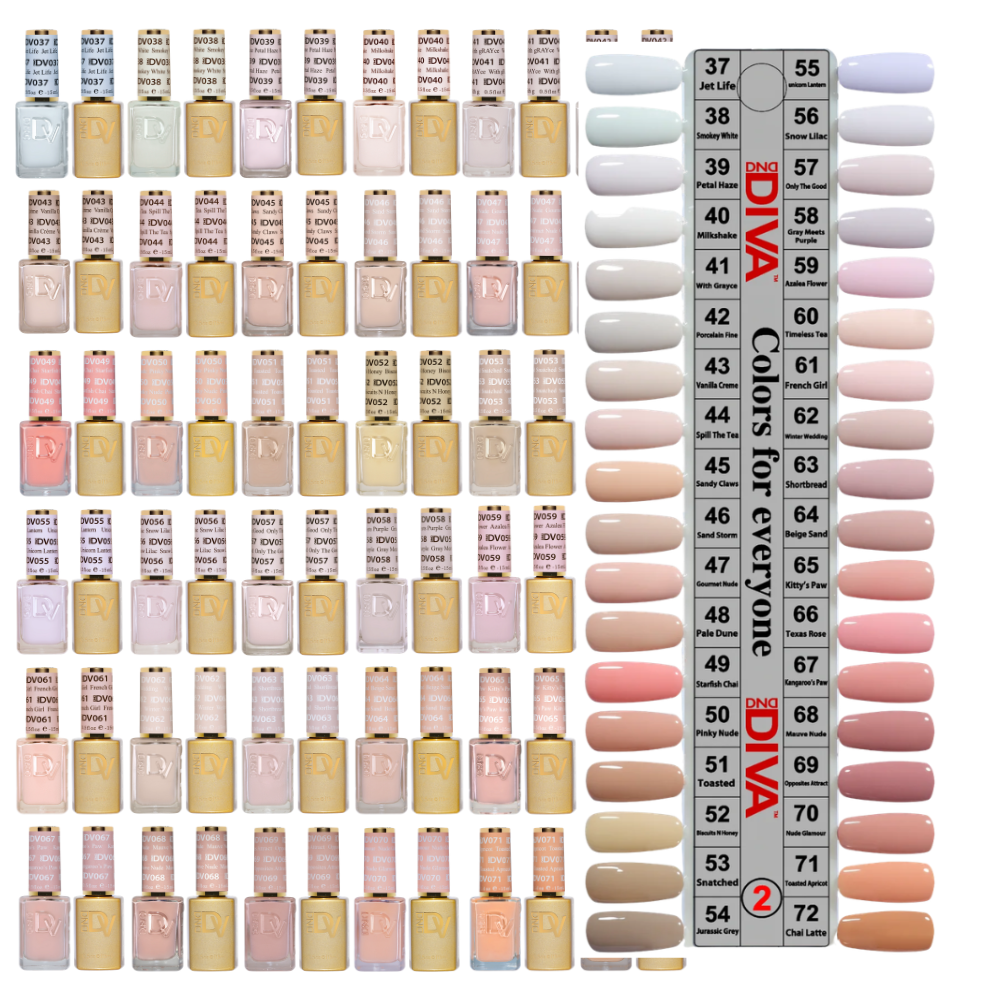 DND Diva Swatch Gel & Polish Collection 2