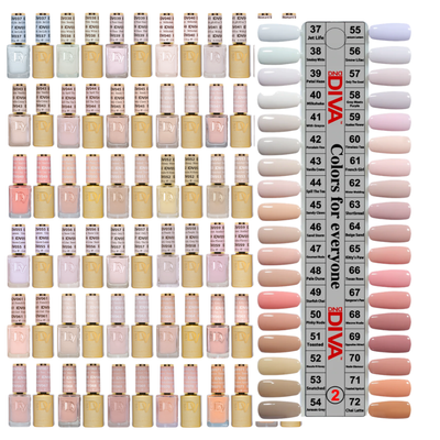 DND Diva Swatch Gel & Polish Collection 2