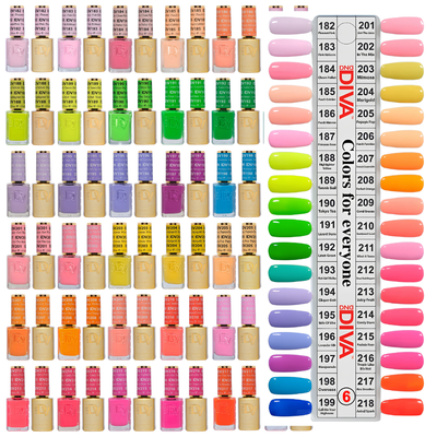 DND Diva Swatch Gel & Polish Collection 6
