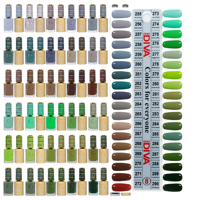 DND Diva Swatch Gel & Polish Collection 8