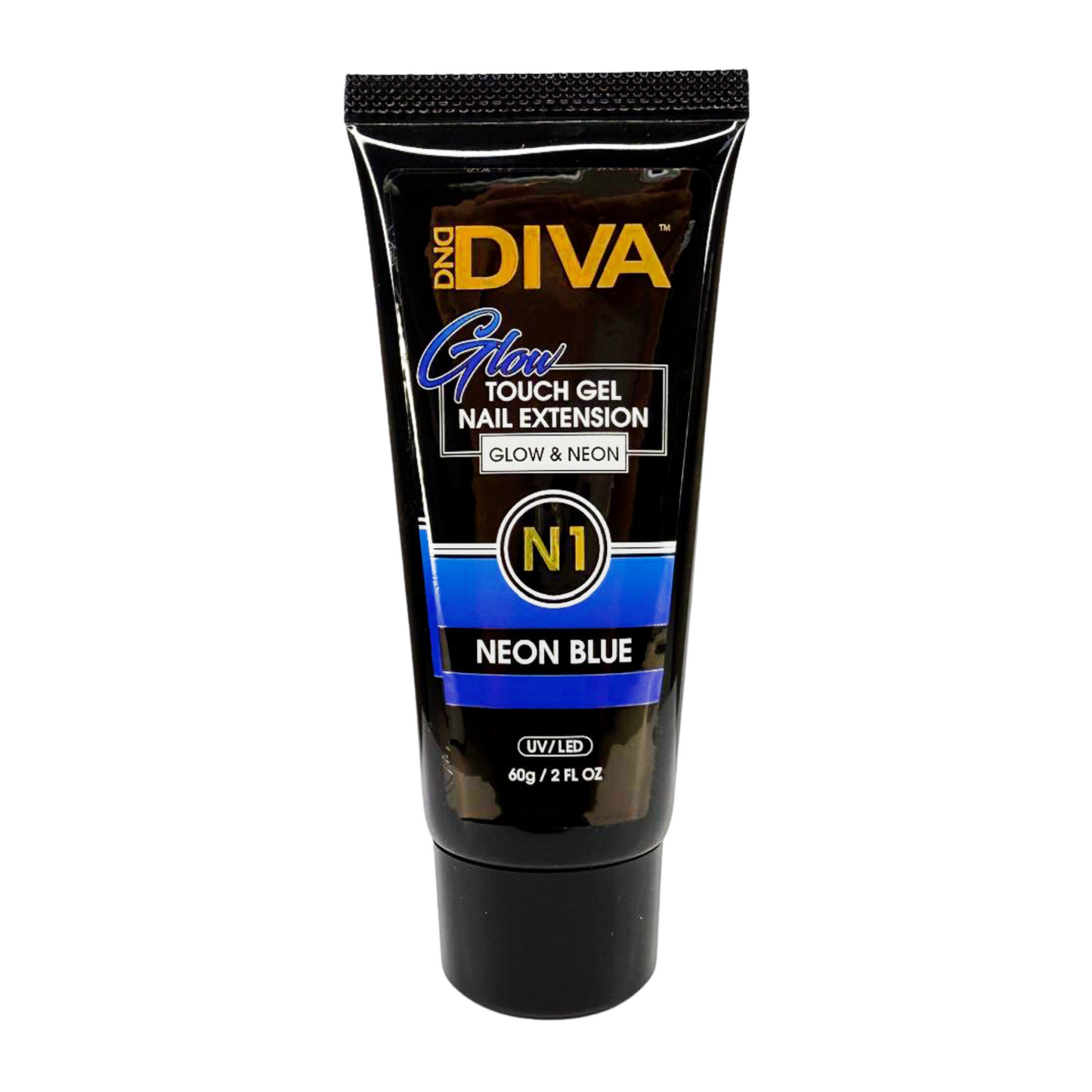 dnd diva glow neon bright blue neon