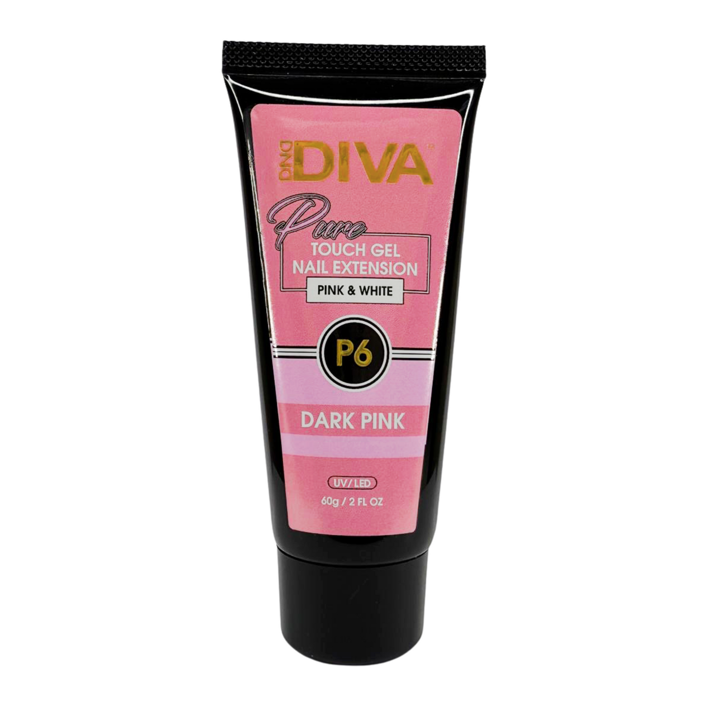 dnd diva polygel dark pink