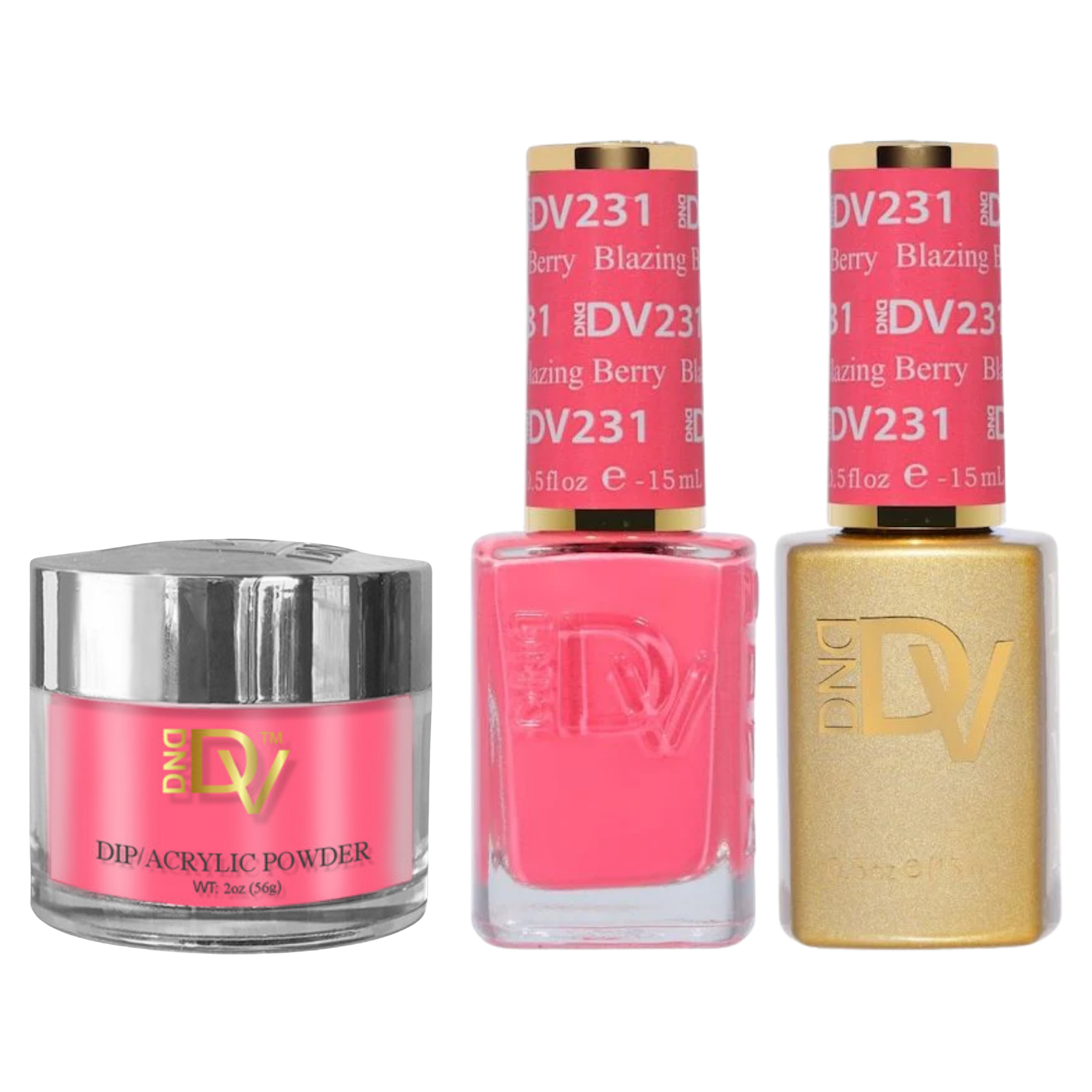 Shop DND Diva Trio I 231 Blazing Berry
