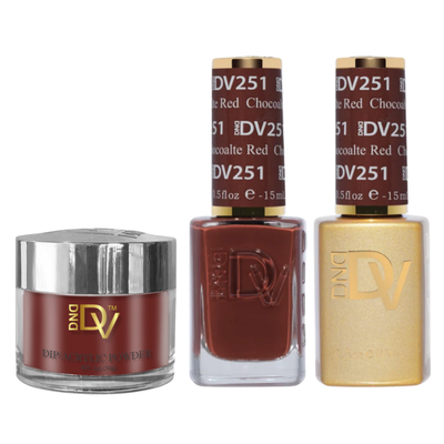 DND Diva Trio - 251 Chocolate Red