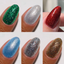 finger wearing DND Diva Winter Gel Polish 6pc Bundle - Holiday Glitz