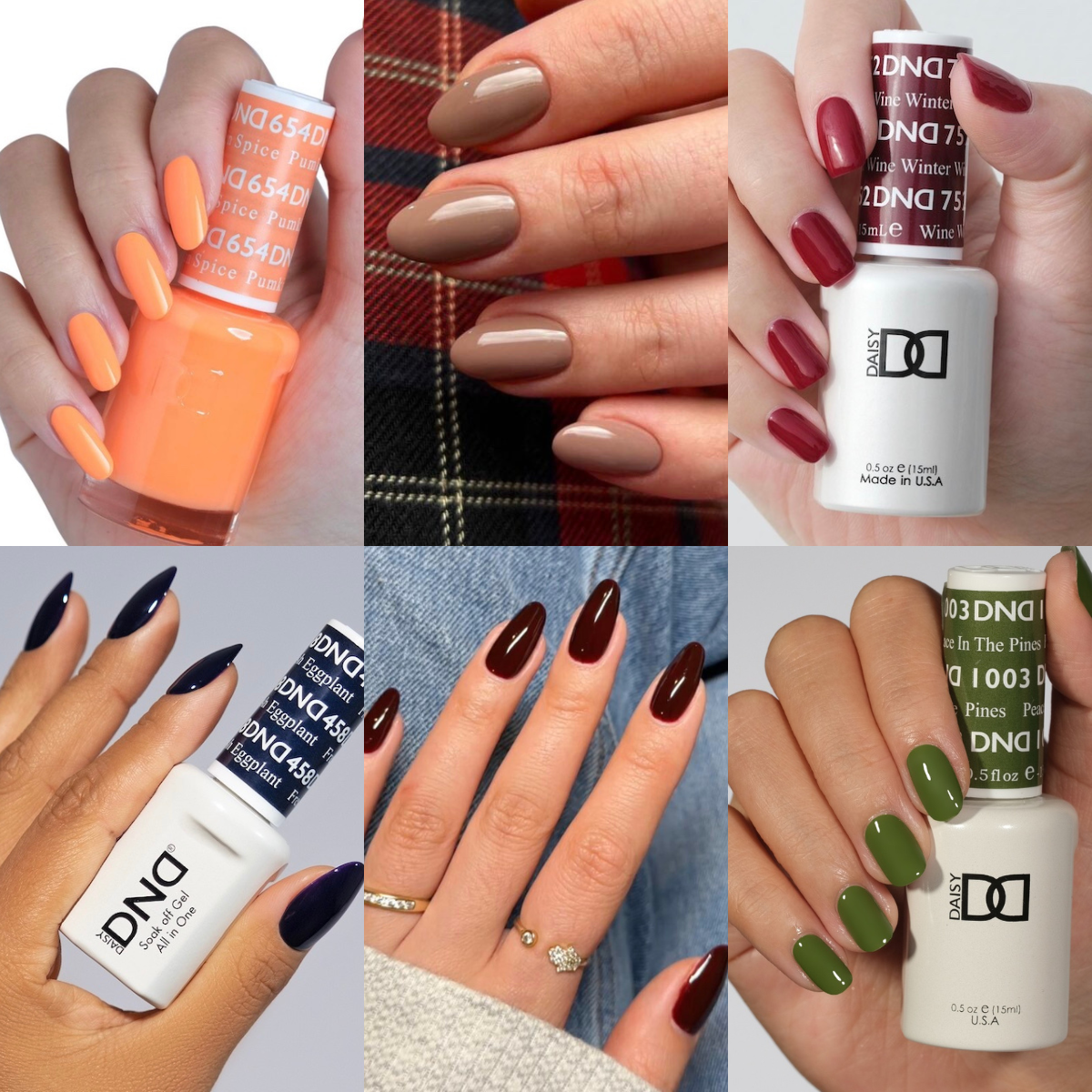 Top 6 Trending DND Fall Colors 2025 Gel & Polish Set