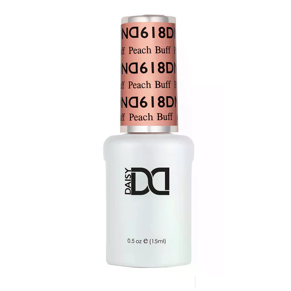 DND single gel polish bottle 618 Peach Buff