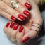 Hands wearing DND Gel 402 Firework Star