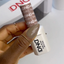 Hands wearing DND Gel 446 Wood Lake